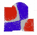 3D Visualization of the pressure distribution of a room mode in an non-rectangular room